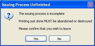 Exit Warning